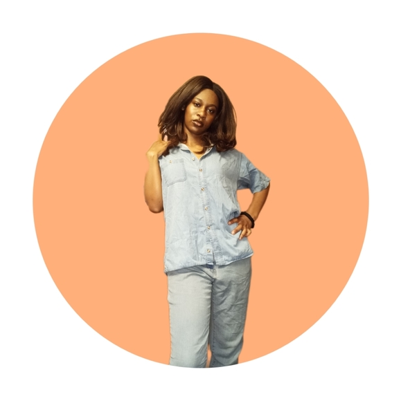 Jason Alexander Denim Short Sleeve Button-up - Picture 2 of 2